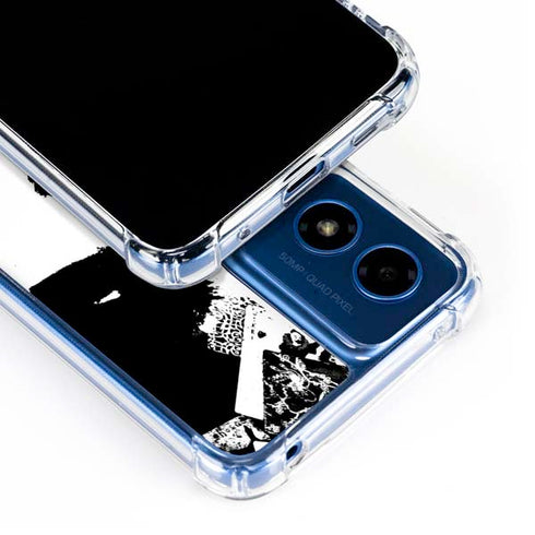 DC Comics The Joker Dark Knight Poster Art Moto G 5G (2024) Clear Case